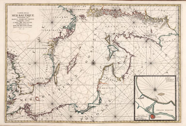 "Carte de la Mer Baltique,"