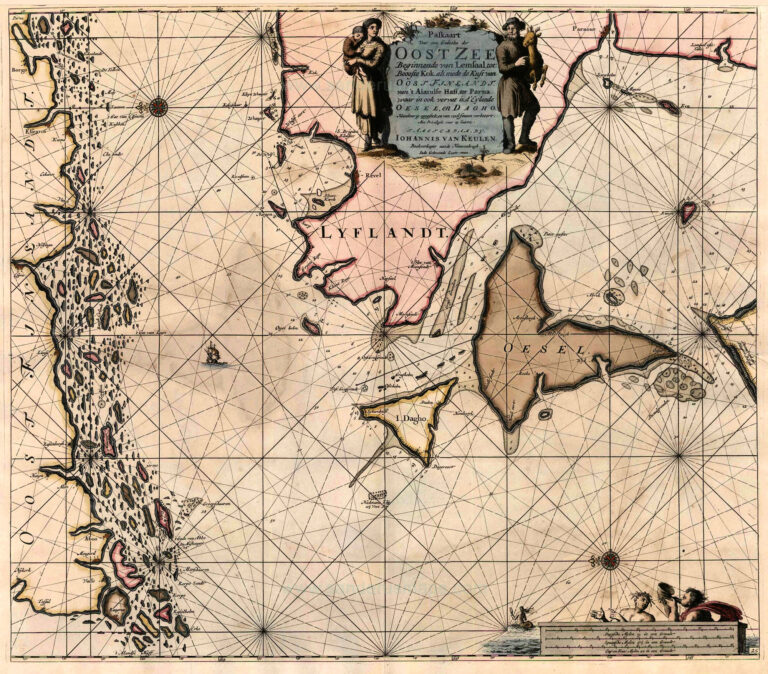 "Paskaart voor een Gedeelte der Oost Zee..,"