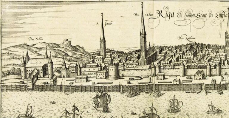"Die Furstliche Hauptt Statt Konigssbergk in Preussen," and "Riga, die Hauptt Statt in Lifflantt,"