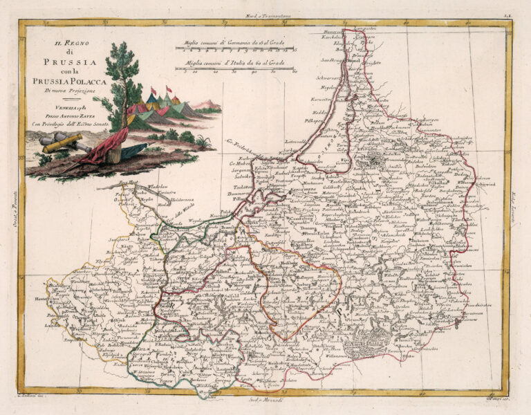 "Il Regno di Prussia con la Prussia Polacca : Di nuova Projezione..."
