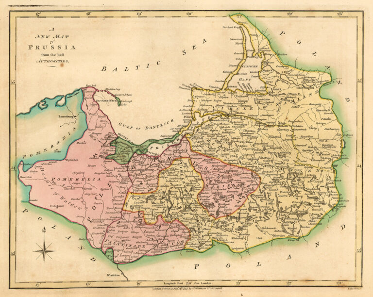 "A New Map of Prussia from the best Authorities,"