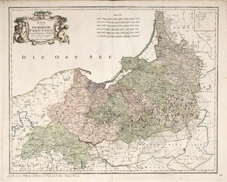 "XXV. Karte von Koenigreiche Preussen,"