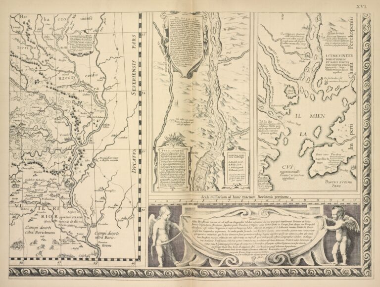 "A map of Lithuania by Earl N.Khr.Radzivil". SE part of the page.