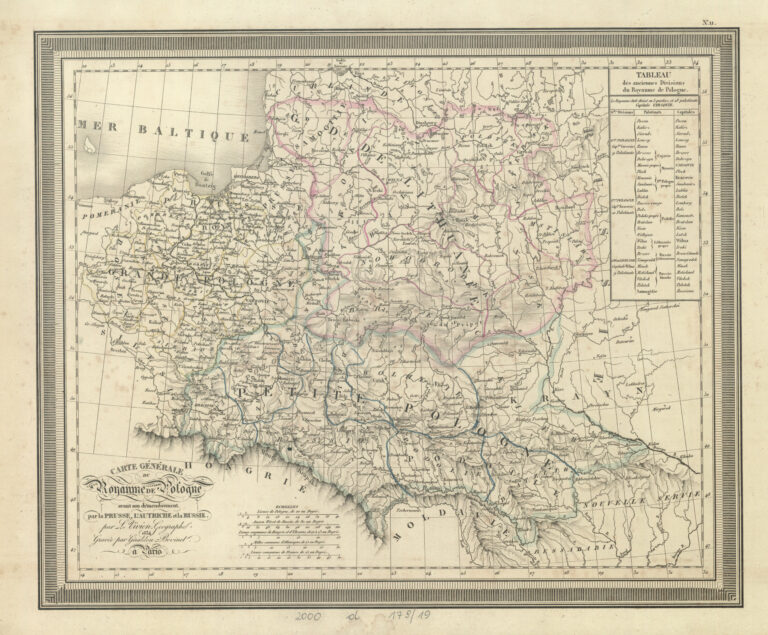 "Carte générale du Royaume de Pologne: avant son démembrement par la Prusse, l'Autriche et la Russie,”