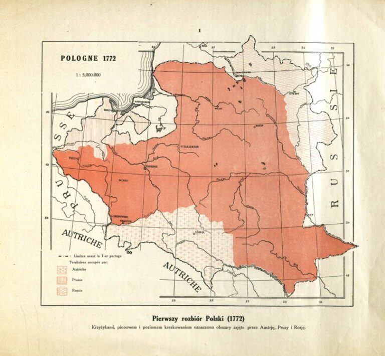 "Pierwszy rozbiór Polski" (1772)