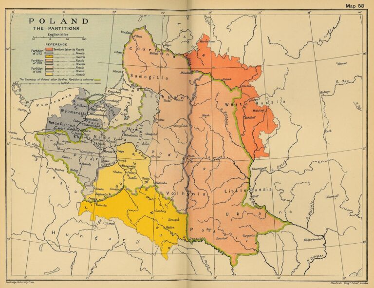 "POLAND: THE PARTITIONS,"  (1772-1795)