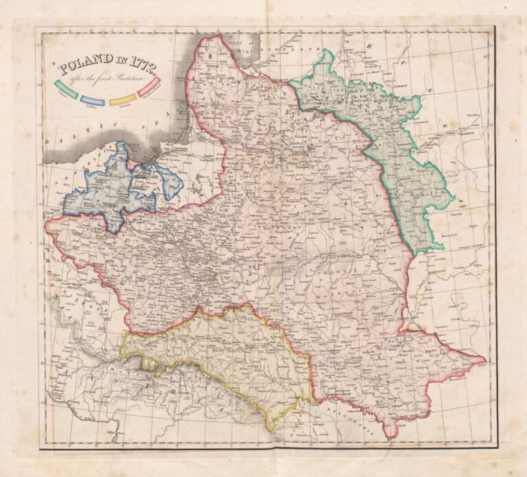 "POLAND in 1772, after the first Partition,"