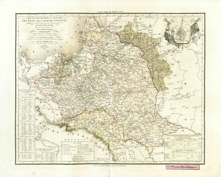 "Des Etats de l'Ancienne Pologne...avat son premier demembrement en 1772,"