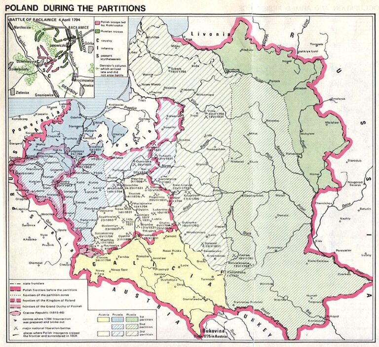 "Poland during the partitions," (1772-1846)