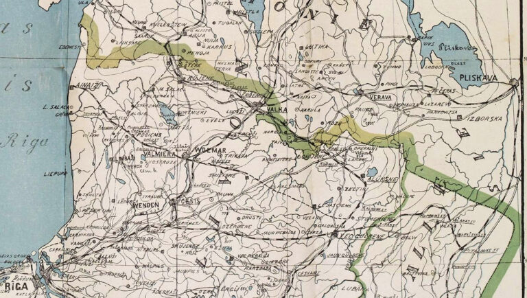 "Latvijas Karte. Carte de la Latvie,"