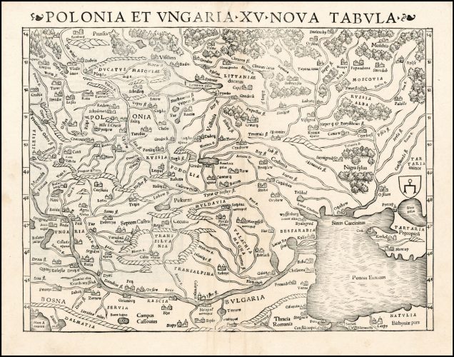 "POLONIA ET VNGARIA XV NOVA TABVLA"