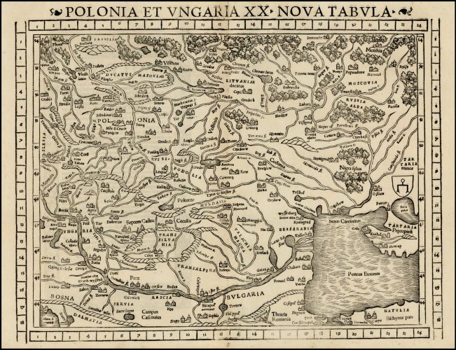 "POLONIA ET VNGARIA XX NOVA TABVLA"