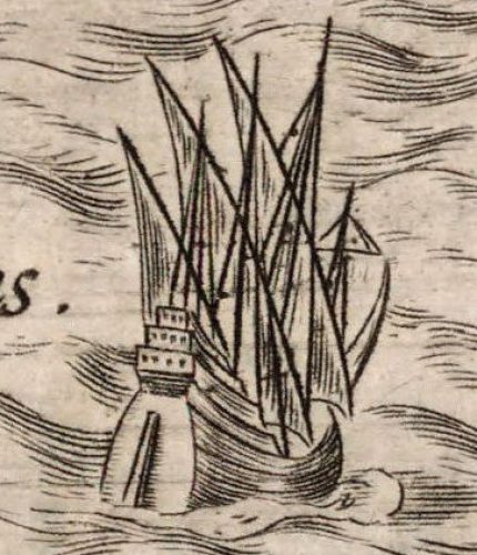 “POLONIAE "finitimarumque locorum descriptio” (detail)