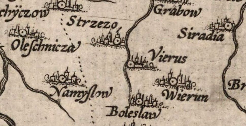 “POLONIAE "finitimarumque locorum descriptio” (detail)