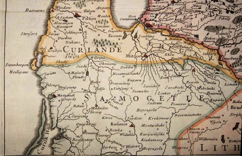 "Carte de la Livonie ou Lifland,"