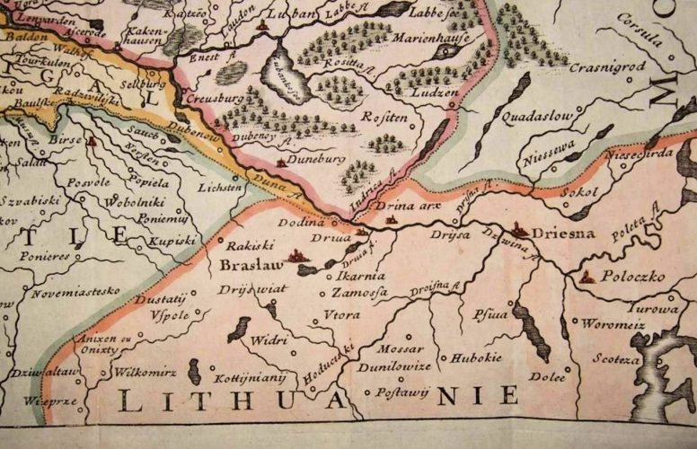 "Carte de la Livonie ou Lifland,"