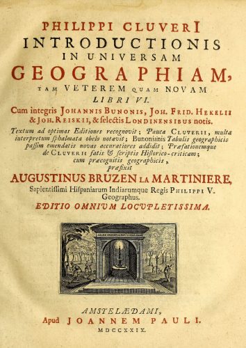 "Introductio in universam geographiam..,"