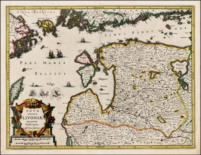 "NOVA TOTIVS LIVONIÆ accurata Descriptio.,"