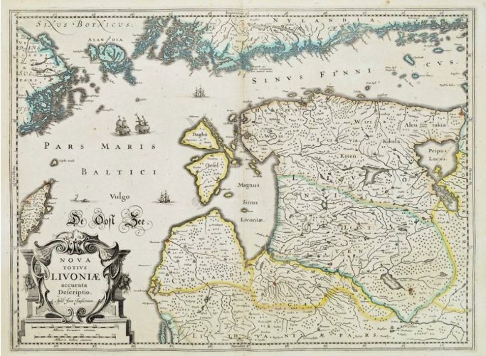 "NOVA TOTIVS LIVONIÆ accurata Descriptio.,"