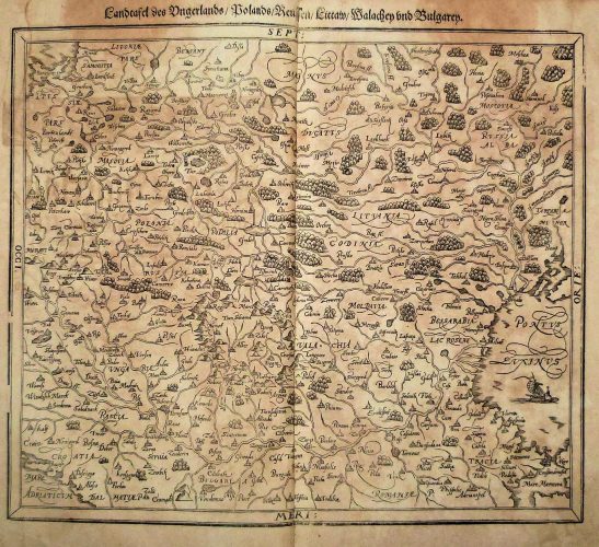 "Landtafel des Ungerlands / Polands / Reussen / Littaw / Walachey und Bulgarey,"