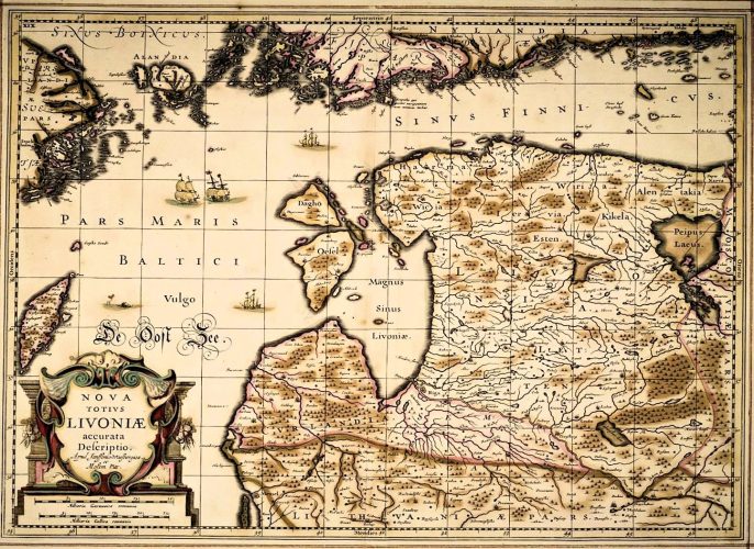 "Nova totivs Livoniæ accurata Descriptio,"